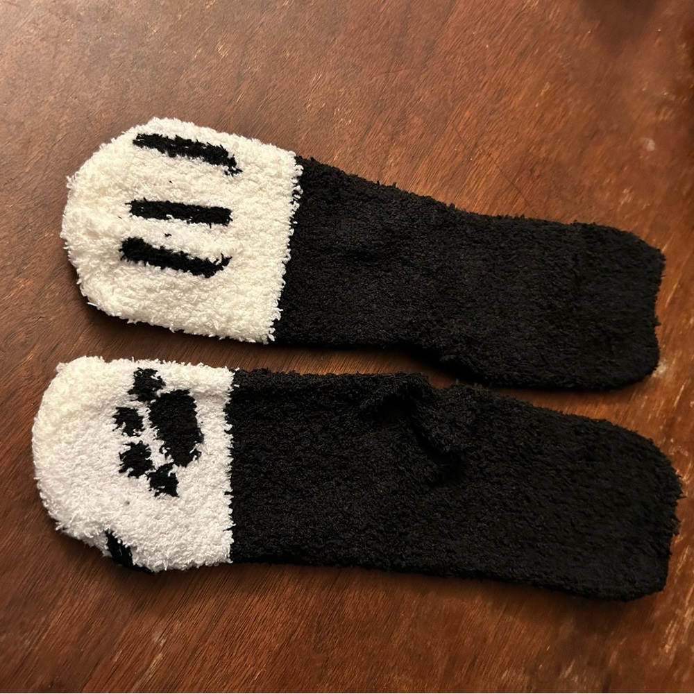 Cat Paw Socks Fuzzy Warm Adorable Kitty Slipper New Brown Black Gray Grey - Picture 5 of 13